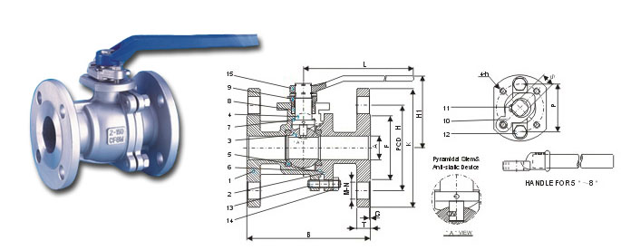 ball valve with flange